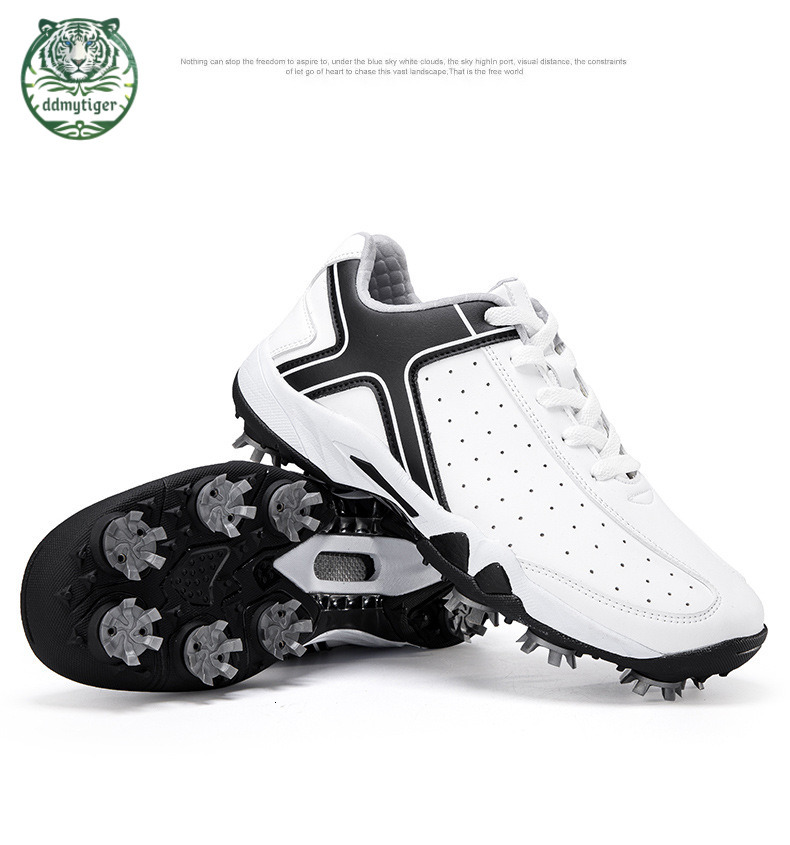ddmytiger 2024 Spring/Summer New Women's Golf with Removable Anti Slip Nails, Men's Fashion Casual Sports Shoes A4 ddmythur