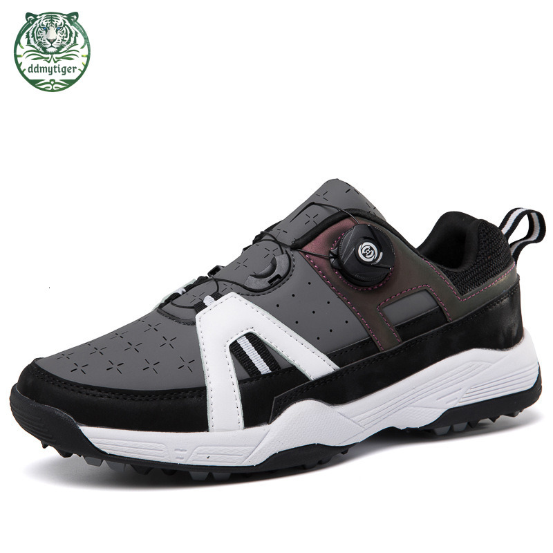 ddmytiger Golf for men, outdoor casual shoes, rotating button golf sneakers A ddmythur