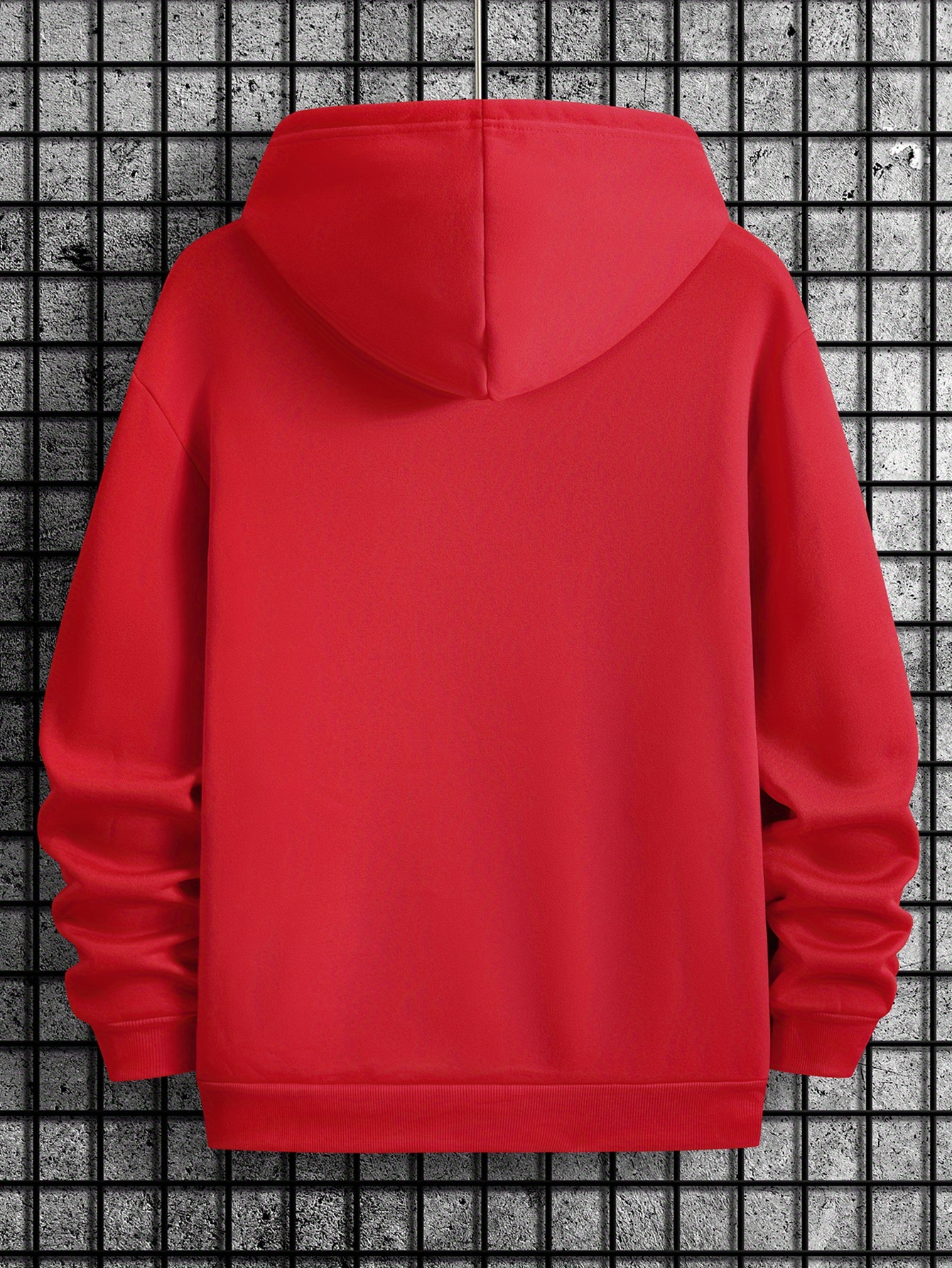 Boston Massachusetts Geometric Print Hoodie - Fall/Winter Casual Knit Polyester Hooded Sweatshirt with Regular Fit and Slight Stretch