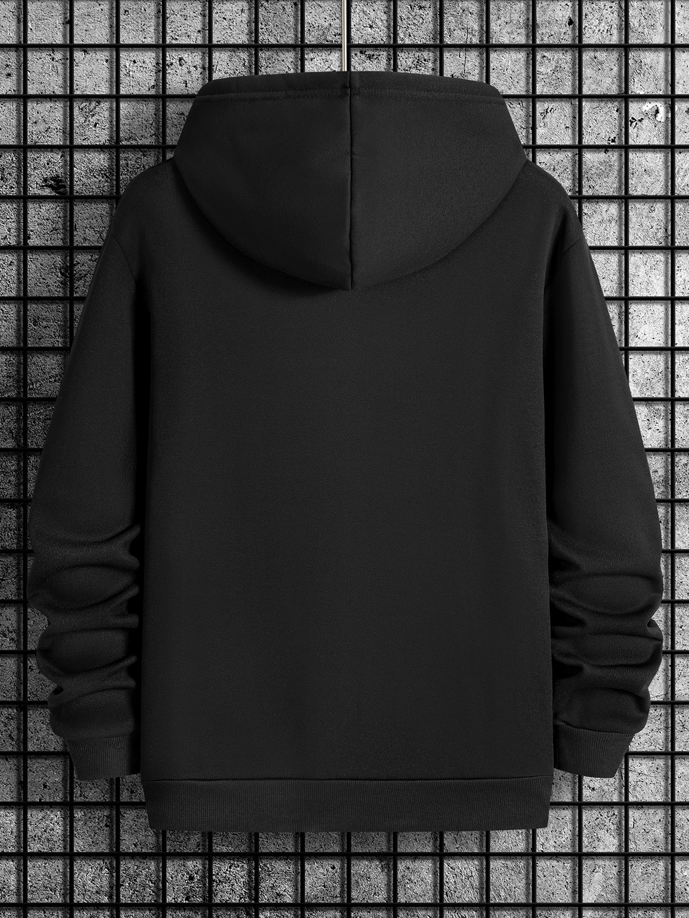 Boston Massachusetts Geometric Print Hoodie - Fall/Winter Casual Knit Polyester Hooded Sweatshirt with Regular Fit and Slight Stretch