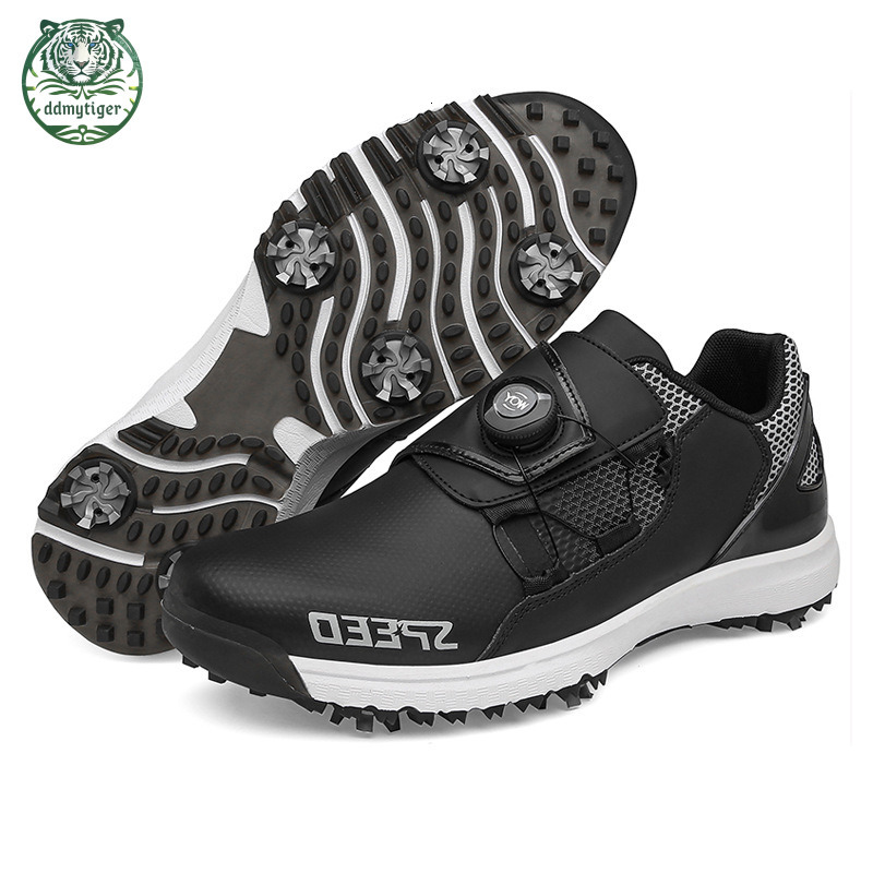 ddmytiger Large size men's women's without studs, waterproof sports and leisure golf shoes A ddmythur