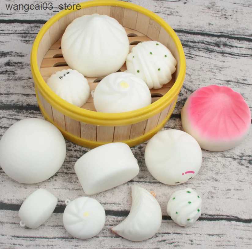 Decompression Toy dumpling squishy Funny Food Dumplings Tricky Venting Soft Squishy Anti-Stress Decompression Toys Fidget Toys L240910