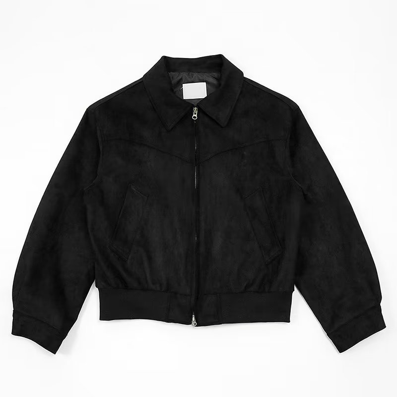 Men's Jackets Casual Men's Soft Deer Hide Short Jacket for Everyday Wear
