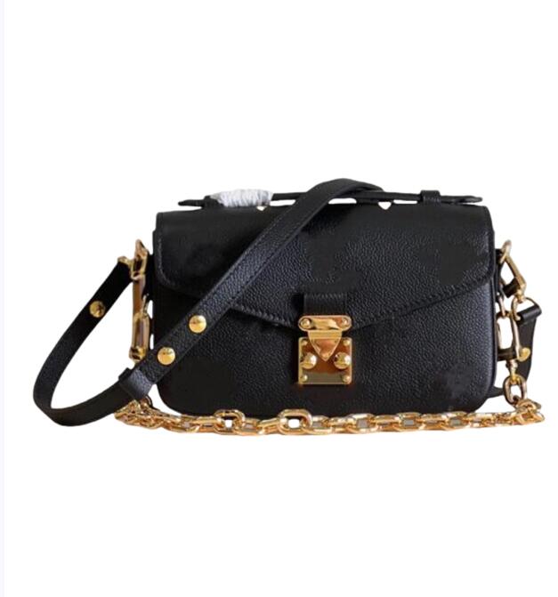 10AA Fashion women shoulder bag Postman bag Women Satchel Shoulder Clutch Cross body Luxury genuine leather Chain handbag Presbyopic Drawstring Bucket