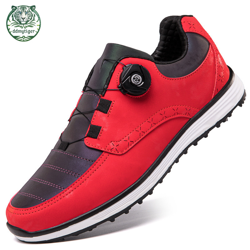 ddmytiger New plus size for couples, outdoor casual shoes, rotating button golf sports shoes A ddmythur