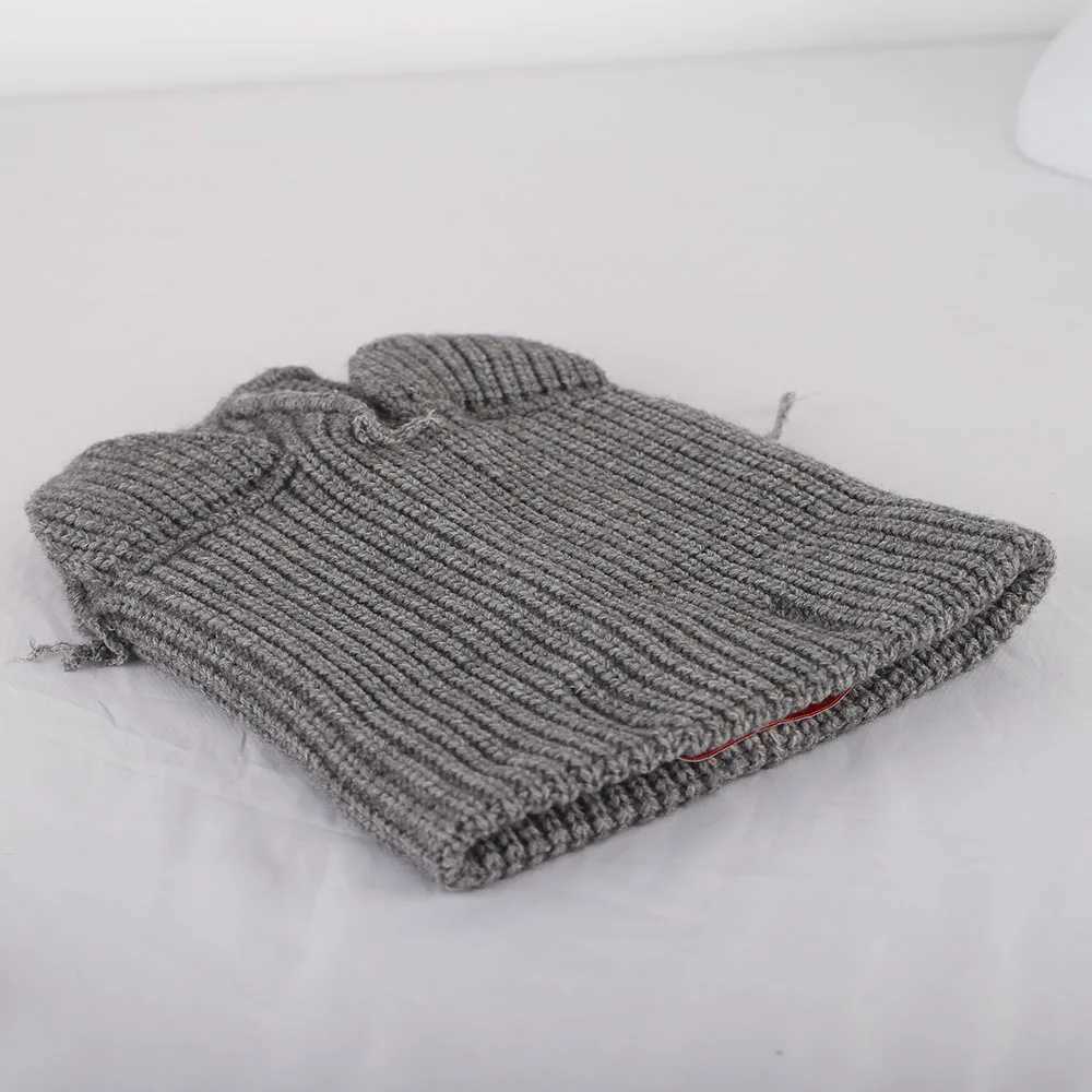 2023 New Fashion Loverboy Cat Ear Knitted Hat Solid Warm Pig Ear Wool Hat Cute Hoodie Niche Design Hip Hop Christmas Gift W240924