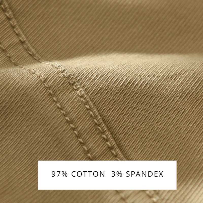 2025S Fashion Designer Spring Autumn New Cotton Solid Color Loose Cargo Pants Clothing Big Pockets Joggers Men Strtwear