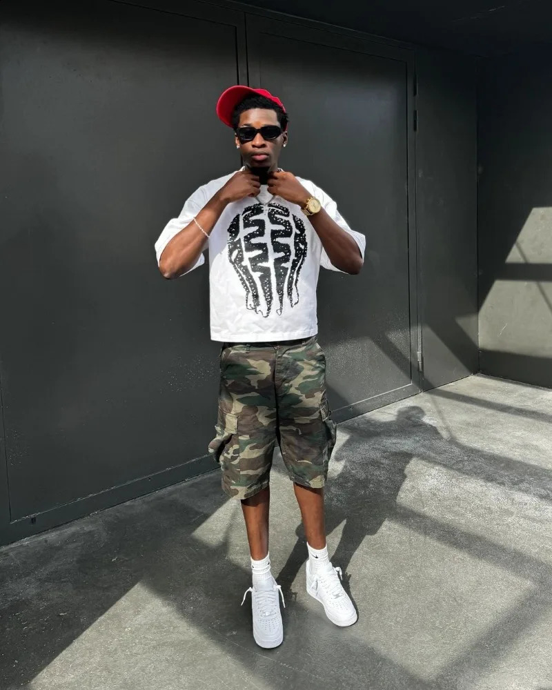 American Summer High Street Retro Trendy Shortsleeved Men Y2k Harajuku Fashion Loose Casual Tshirt 240924