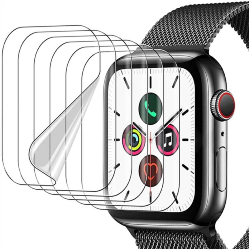 Screen Protector Film for Watch 45mm 41mm 42mm 38mm 40MM 44MM Clear Full Protective soft Glass iWatch Series 7 SE 6 56752754919926
