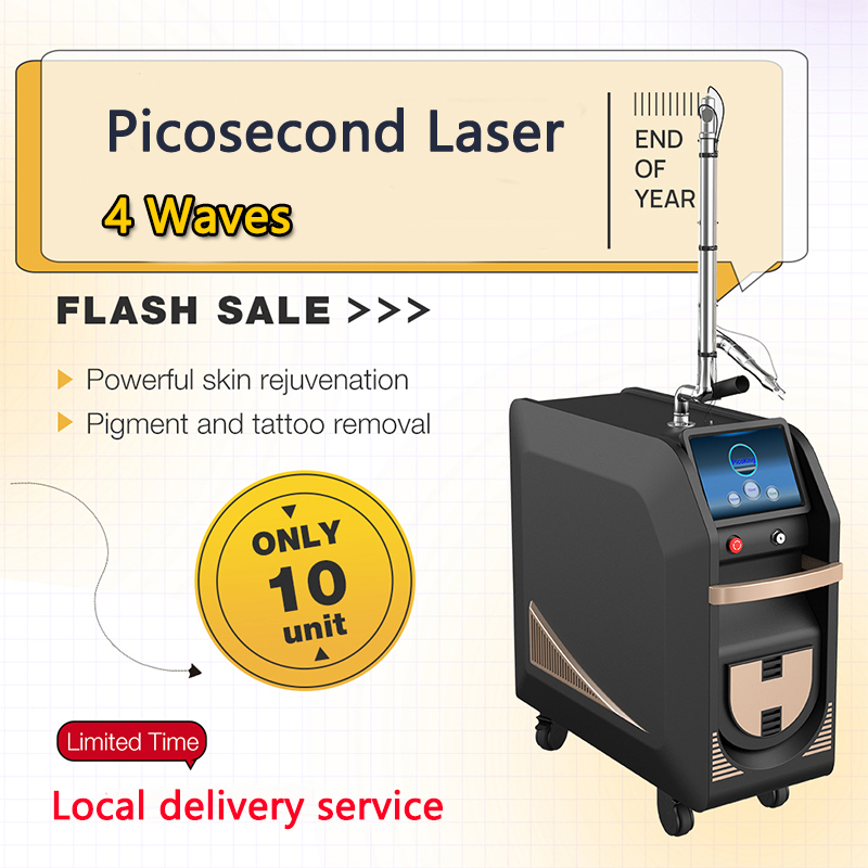 Pico Laser Tattoo Removal Machine carbon peeling face cleaning 755/1320/1064/532nm Picosecond Q-Switch ND YAG