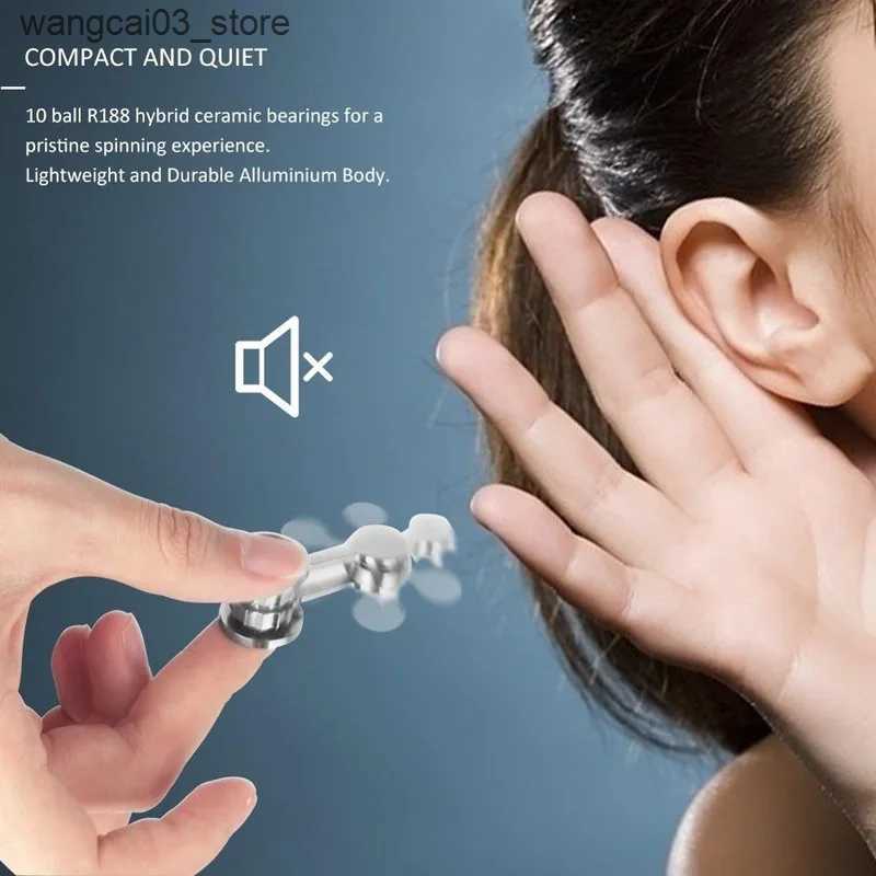 Decompression Toy Fidget Spinner 304 Double Pendulum Stainless Steel Chaotic Pendulum Fidget Spinner EDC Adult Decompression Toys L240910