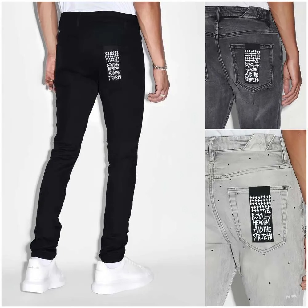 Ksubi Jeans Denim Trousers Mens Jeans Designer Jean Men Black Pants High-end Quality Straight Design Retro Shinny Casual Sweatpants Designers Joggers Pant