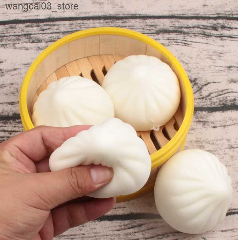 Decompression Toy dumpling squishy Funny Food Dumplings Tricky Venting Soft Squishy Anti-Stress Decompression Toys Fidget Toys L240910