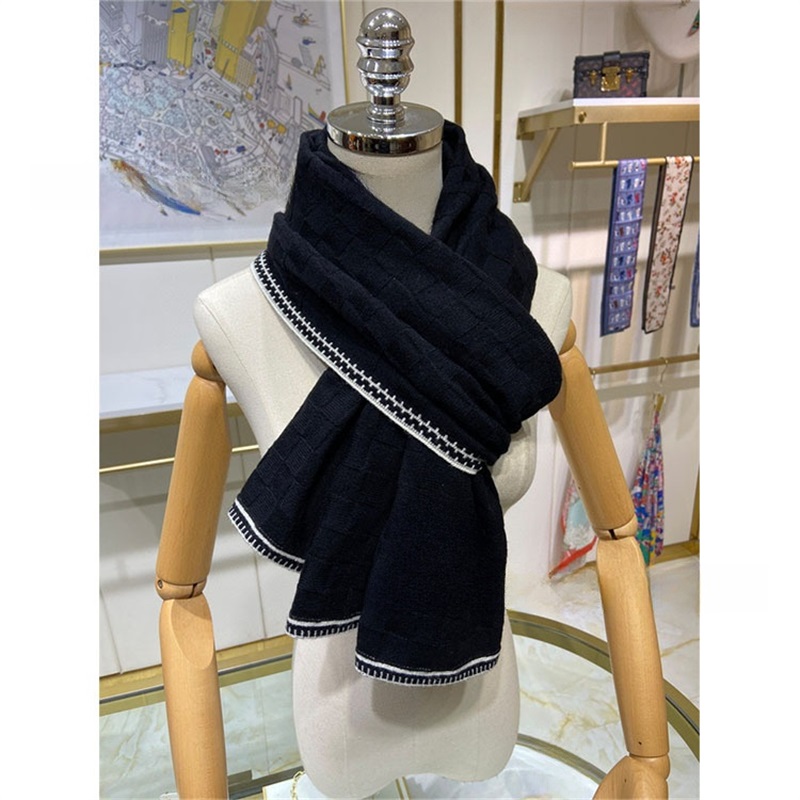 sides scarves woman Ec two scarfs warm lady designer winter autumn fashion scarf designers