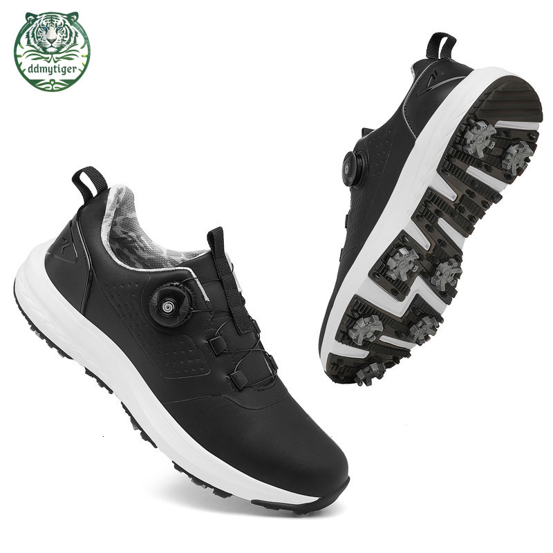 ddmytiger Golf for men women, fixed studs buttons, new waterproof, comfortable and breathable sports golf men's shoes Asssd ddmythur