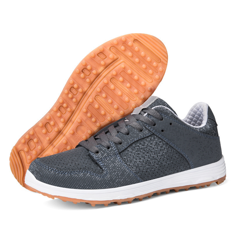ddmytiger Men's women's breathable golf with cow tendon soles for couples, fashionable and casual anti slip broken nail sports shoes C1 ddmy