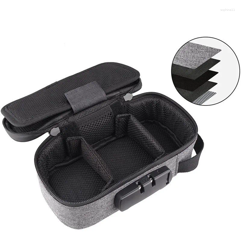 Storage Bags Smell Proof Bag Large-capacity With Lock Activated Carbon Deodorant Portable Convenient