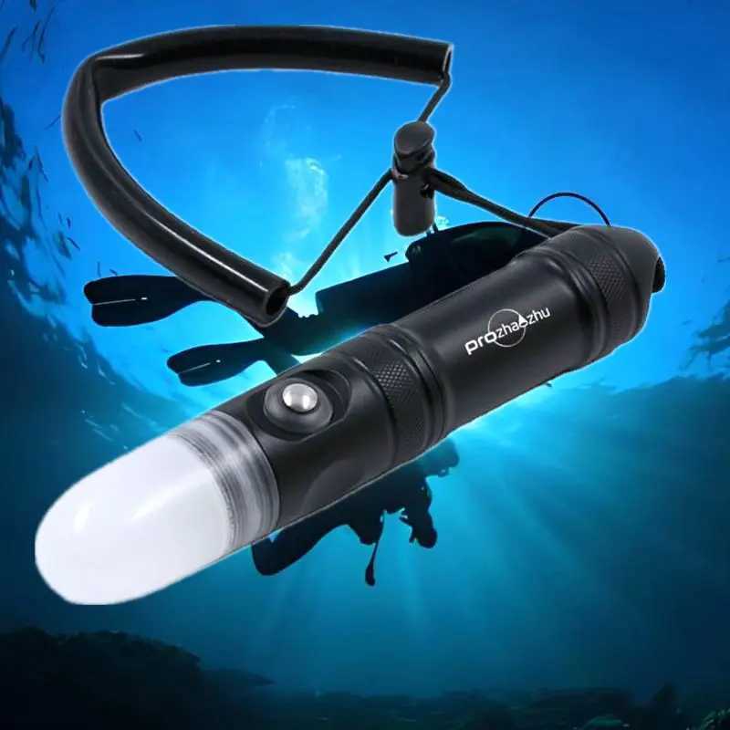 Scuba diving partner signal light IP68 underwater LED strobe light underwater 100M 4000 lumens rechargeable diving light Y240924