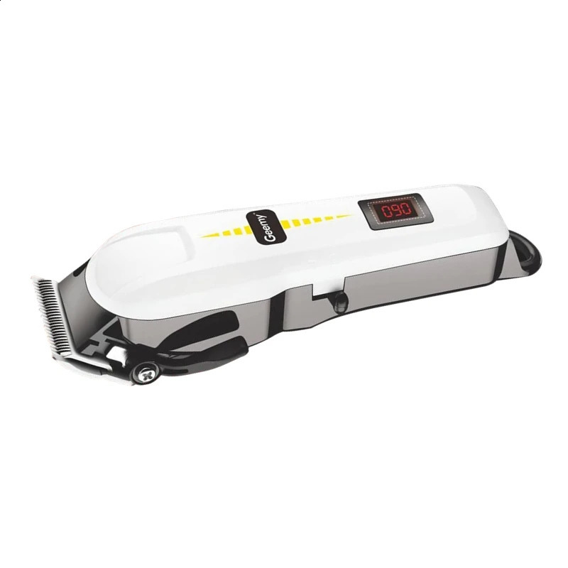 Original Geemy Cordless Electric Hair Clipper Adjustable Professional Beard Hair Trimmer For Men Rechargeable Haircut Machine 240919 S2562