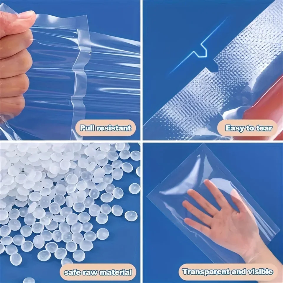 100Pcs Vacuum Sealer Bags Packaging for Food Machine 240918