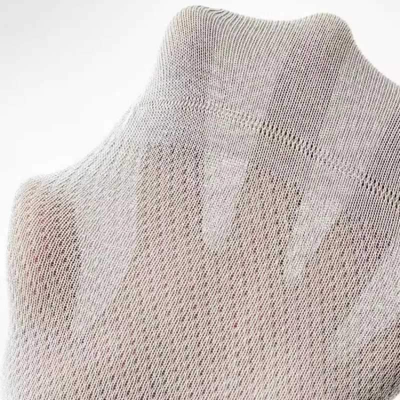 Men Anti Hooking Silk Socks Summer Boys Anti-Odor Bamboo Fiber Thin Sock Man Spring High Elastic Breathable Ice Silk Short SocksX240923