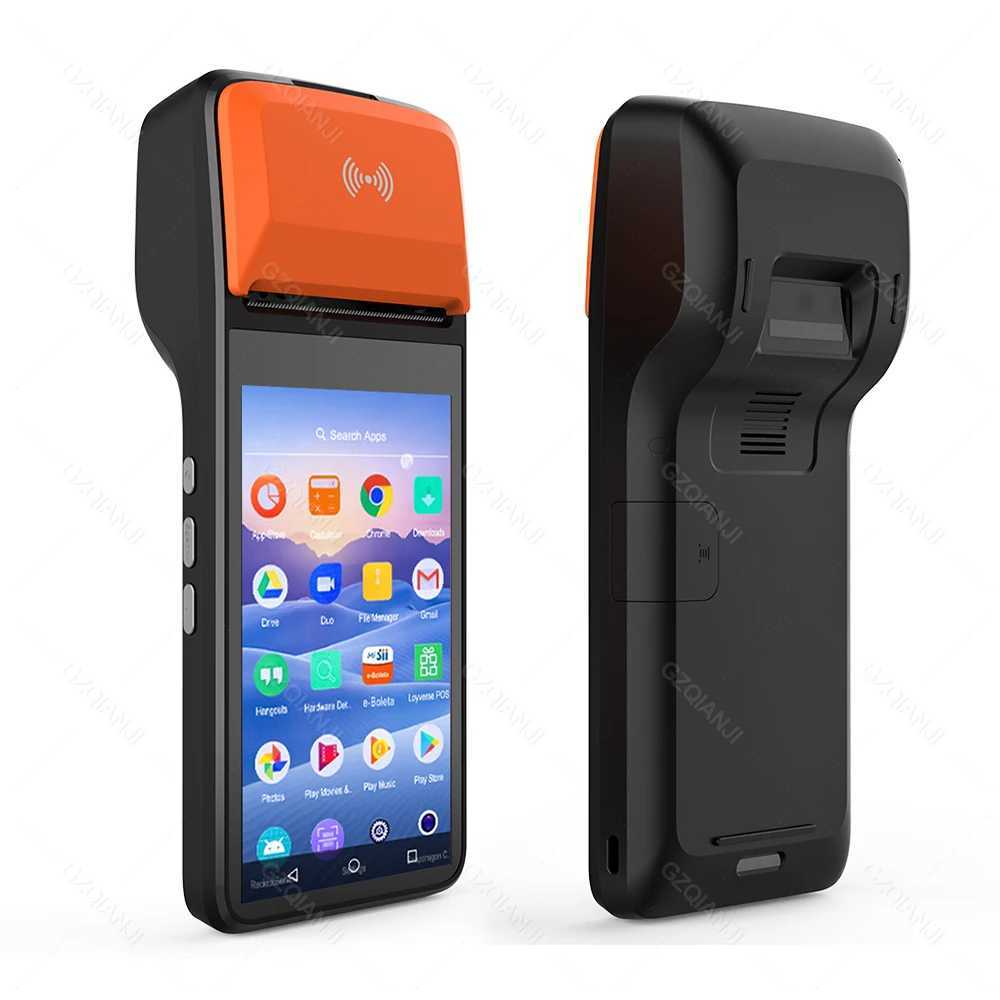 wholesale Printers Handheld Android 8.1 PDA 58mm mobile receipt intelligent bill hot printer 5.5 high-definition touch screen Bluetooth POS system H24