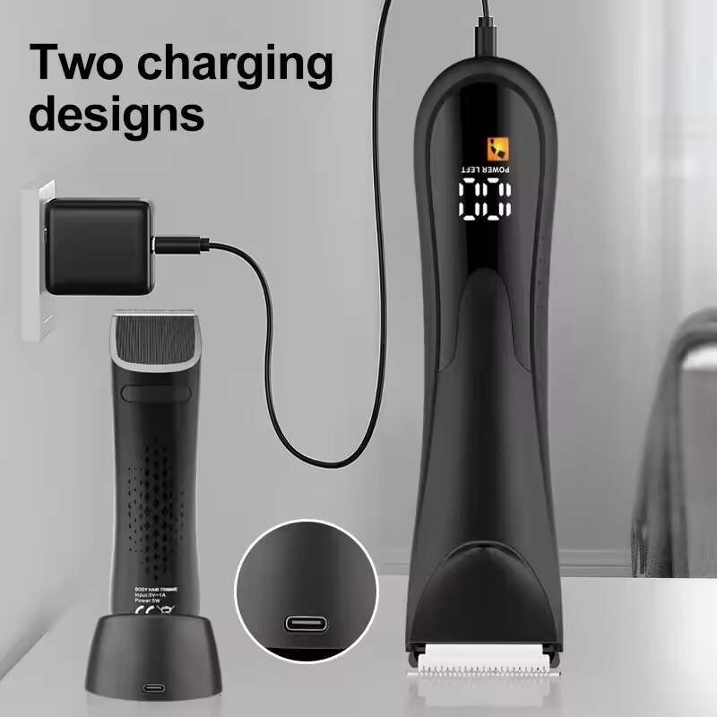 shanshi Groin Hair - Electric Men Waterproof Ball Ceramic Blade Trimmer for Pubic/Body/Groin Grooming