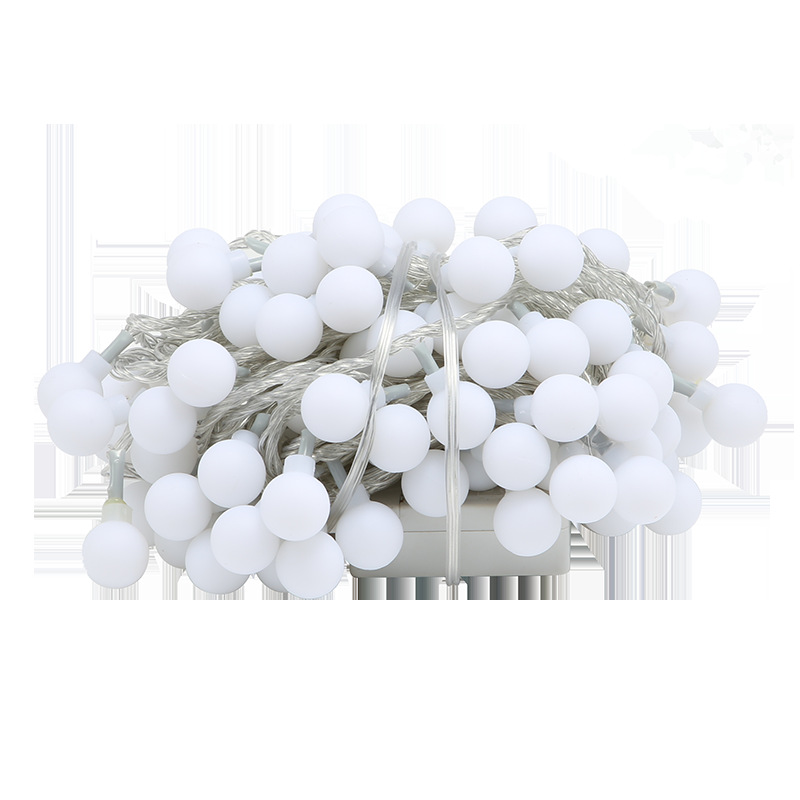 Crystal Bubble Ball plug-in model LED string lights camping ambient string lights Christmas outdoor patio holiday decoration lights battery