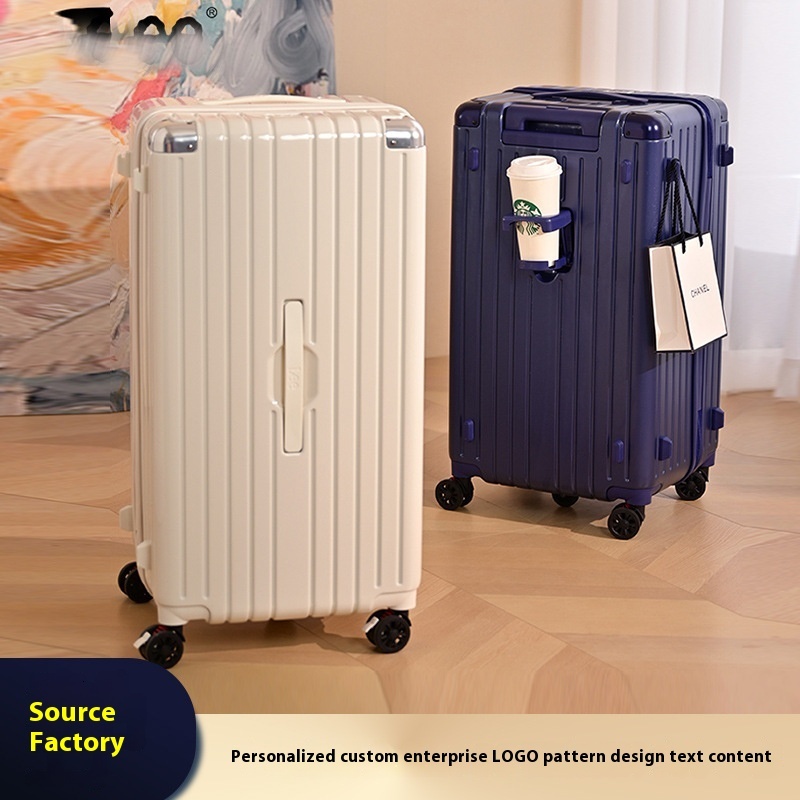 Lee's large capacity luggage, women's 36 inch travel suitcase, swivel wheel, student's overseas password box