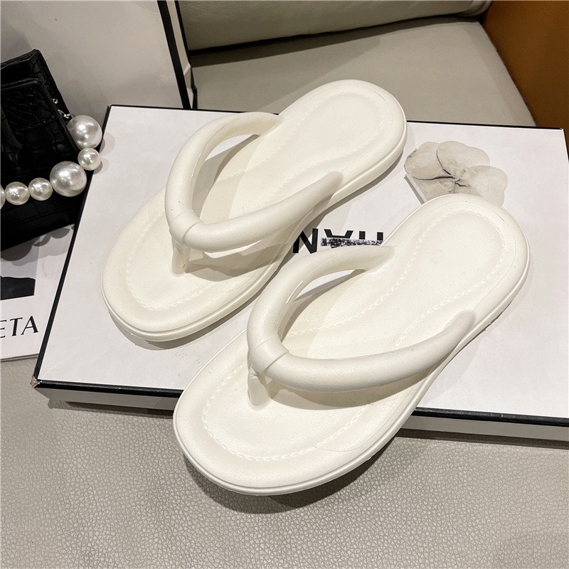 designer sandals Rimocy Lightweight Soft Sole Flip Flops Women Summer Clip Toe CloudroomWoman Casual Non Slip Flat Slides Shoes