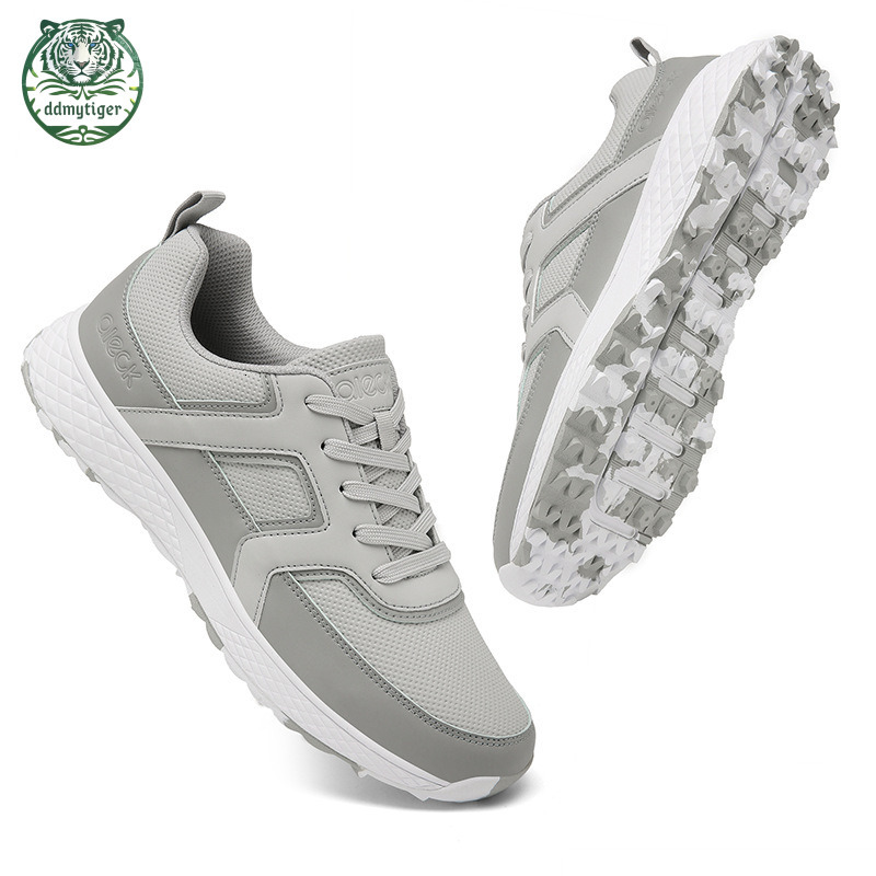 ddmytiger Golf for men women, fixed studs buttons, new waterproof, comfortable and breathable sports golf men's shoes All