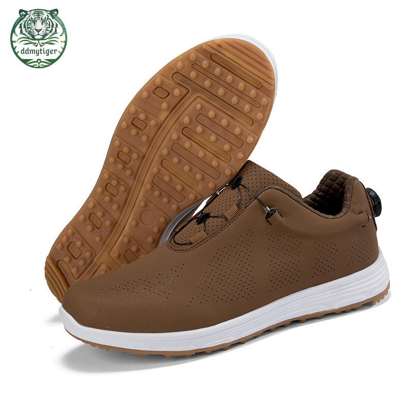 ddmytiger Men's women's outdoor sports golf men's casual shoes, anti slip and breathable travel shoes A ddmythur