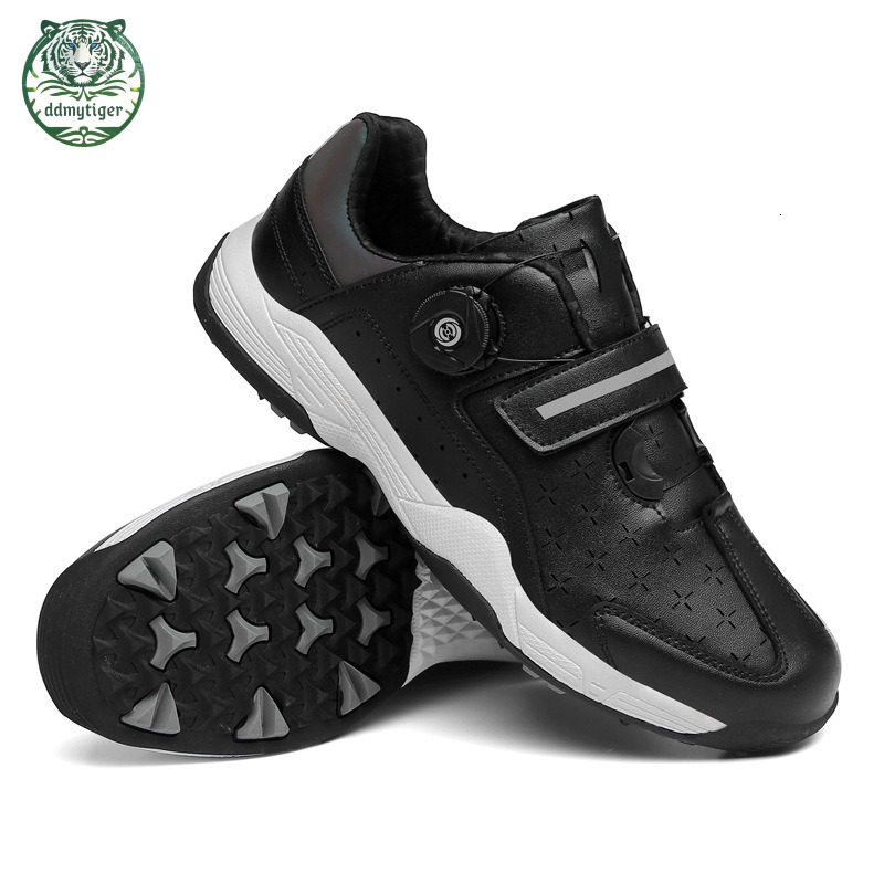ddmytiger Men's and women's golf outdoor couples, casual sports shoes, oversized rotating buckle, broken nail, non slip shoes A ddmythur