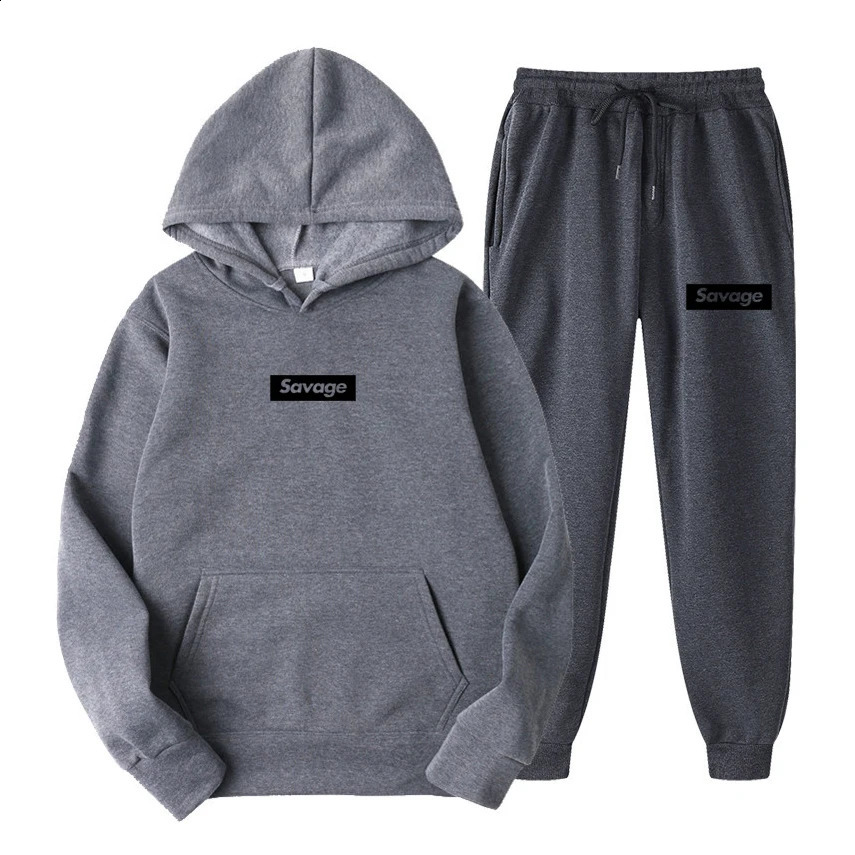 Hoody for Men Mens Track Suit Spring 2024 Female 2 Piece Set Sweater Male Womens Tracksuit Hoodies Sweatpants Sportswear