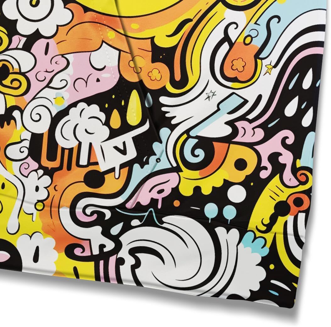 Hoodie for Mens Womens Mens Street Smile Graffiti Graphic Colorful Smiling Sunflower Graffiti Sweatshirts Pullover Hoodie Graphic Hoodies sweatshirt