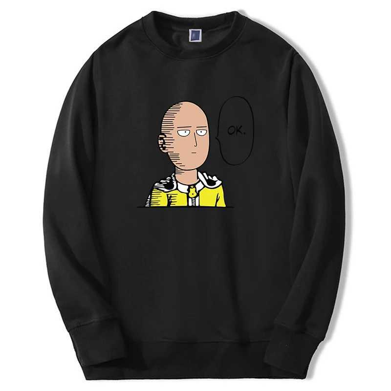 One Punch Man Graphic Hoodie Anime Saitama Men/women Harajuku Sweatshirts Fashion Round Neck Hip Hop Pullover New SportswearX240925