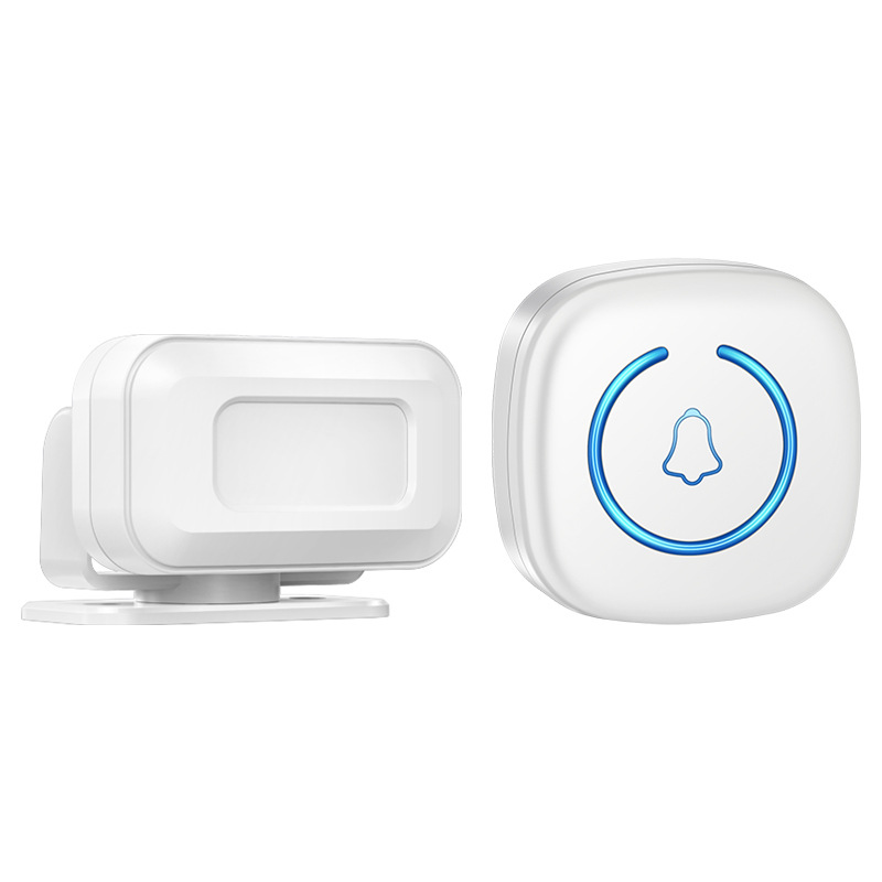 Wireless motion sensor detector alarm home security alarm store bell door entry doorbell prompt