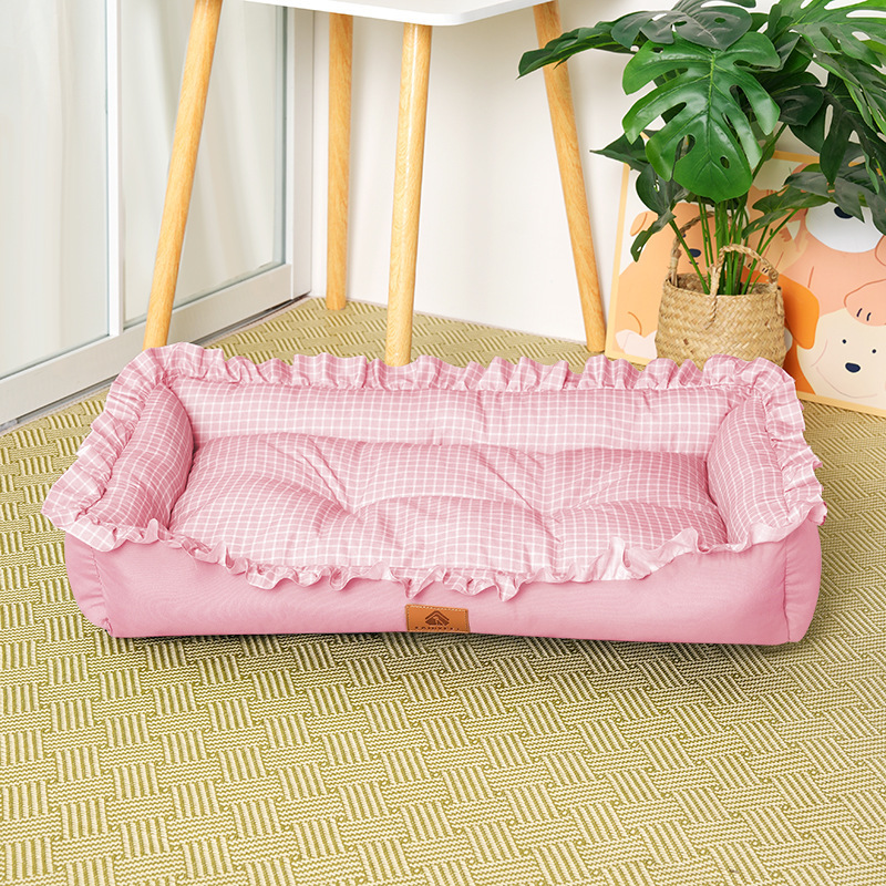 Small Dog Pet Fashion Fresh Square Wholesale Mat Summer Cool Nest House Cat Bed