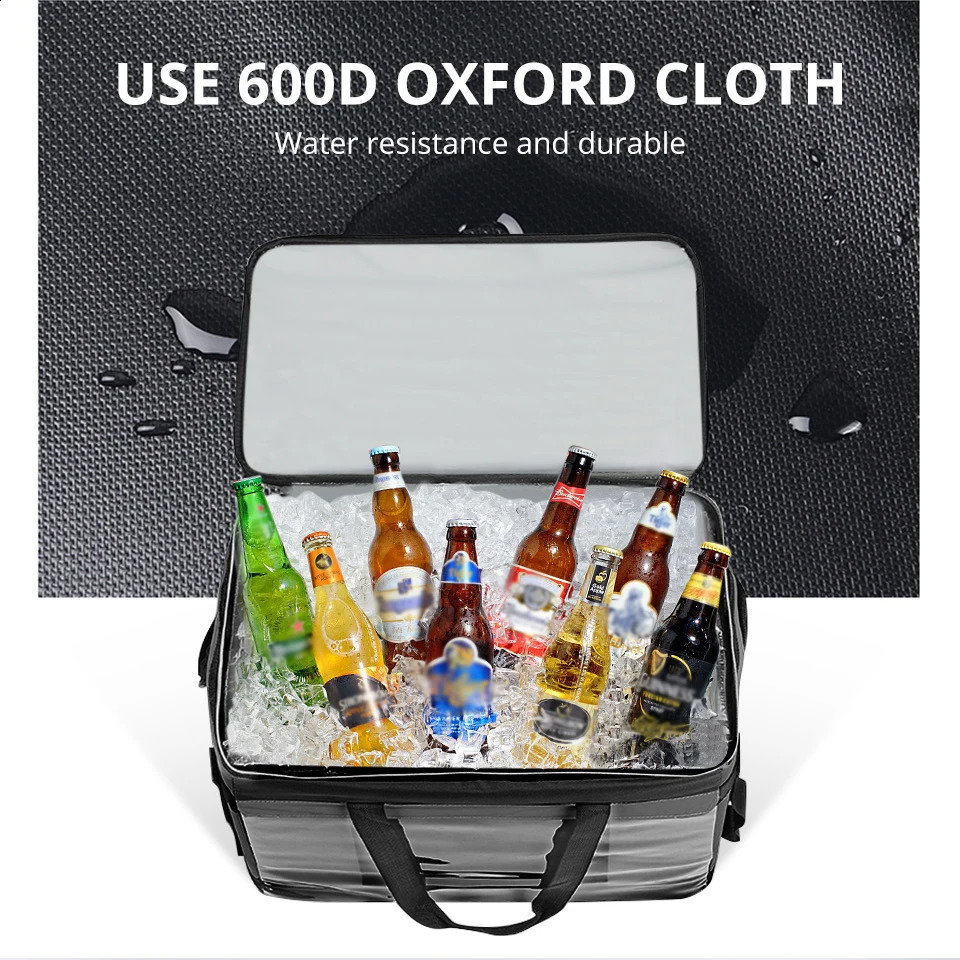 3040L cooler bag travel delivery outdoor picnic portable food cake insulated waterproof lunch box 240724