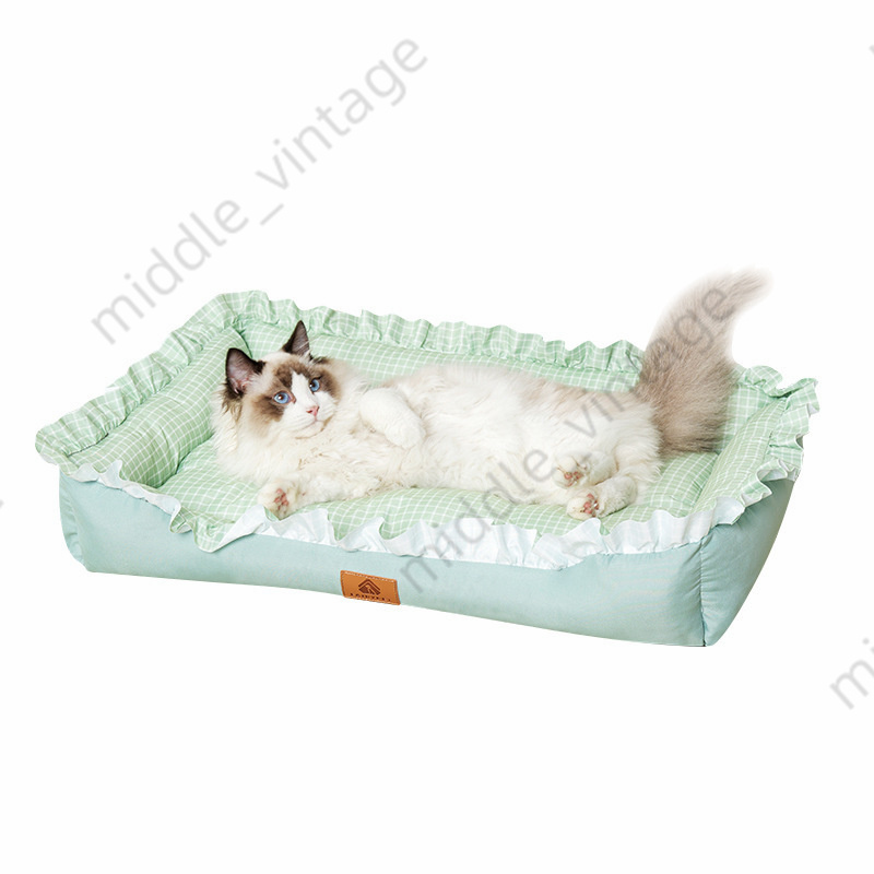 Small Dog Pet Fashion Fresh Square Wholesale Mat Summer Cool Nest House Cat Bed