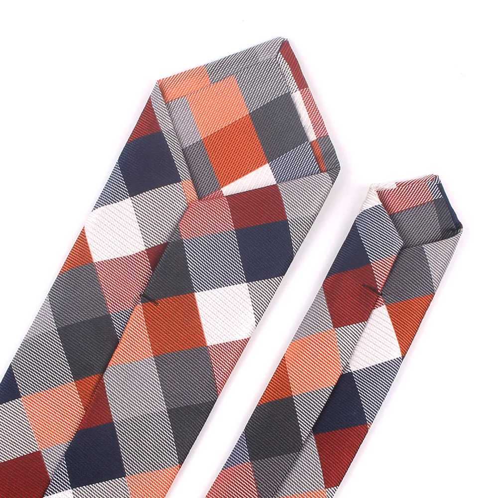 Fashion tight mens tie casual plain collar for wedding business boys suit tie slim M-neck Gravatas Y240925