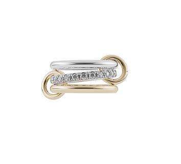 Band Rings Halley Emerald Gemini Spinelli Kilcol rings brand designer New fine jewelry gold and sterg sier Hydra ked ring for women