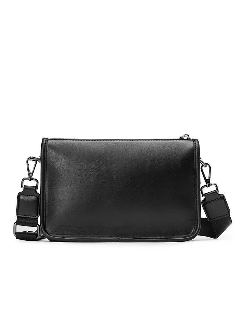 Luxury Leather Brand Bag New 2024 Mens Bag Male Business Handbags With Small Purse Shoulder Crossbody Bag Postman Sahels Z240924