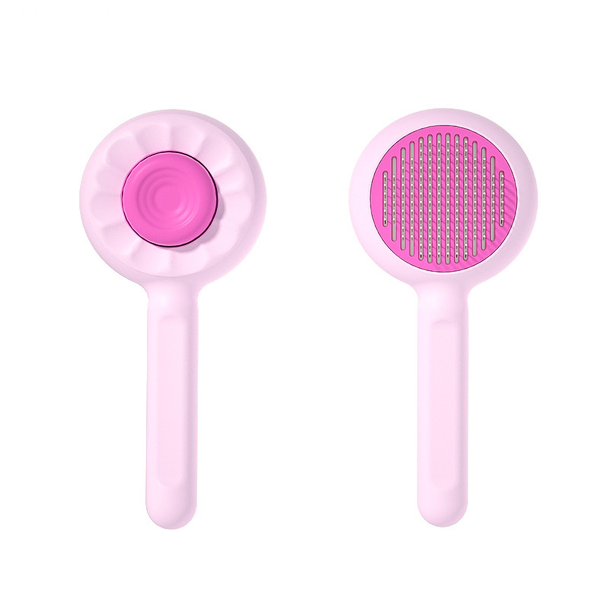 Halloween Pet flea comb dog cat comb floating hair removal brush one click hair removal comb