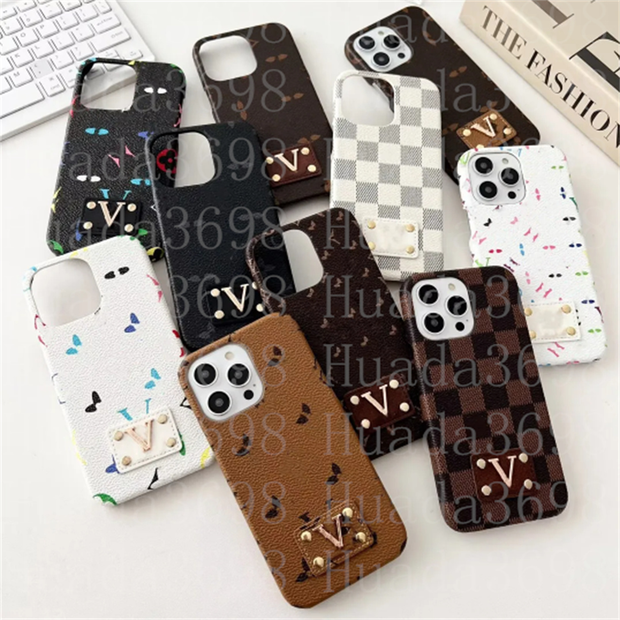 Designer Fashion Phone Cases for Iphone 18 17 16 15 Pro Max 14 13 12 13mini 11 XR XSMax Smasung S25 S24 S23 S22 S21 Note 20 Classic Leather high-grade Case Shell