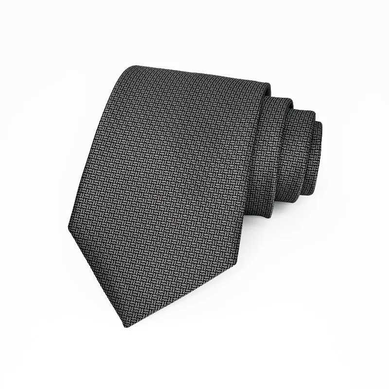 8cm wide solid color dark tie mens fashionable gentleman formal brown wine collar party set evening dress tie Y240925