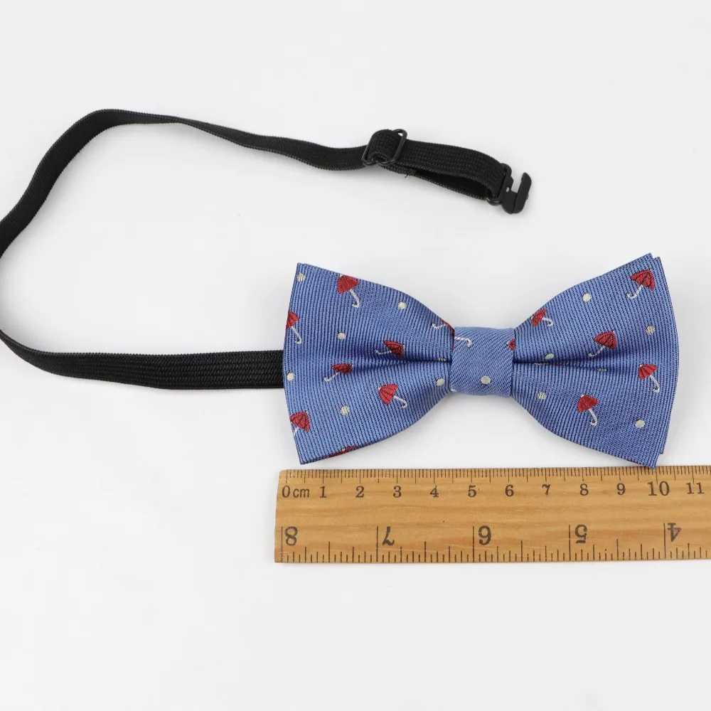 Childrens Fashion Polter Tie Childrens Classic Tie Umbrella Car Fish Airplane Bicycle Party Pet Tie Y240925
