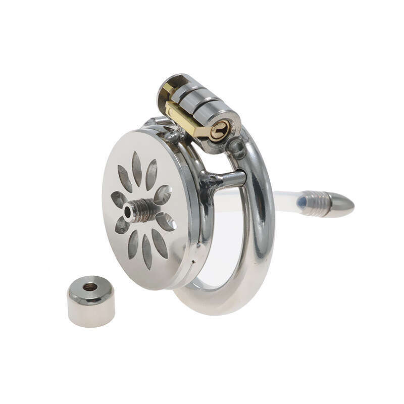 Colorful stainless steel penis cage CB chastity device chastity lock men wear sex toys adult products when going out