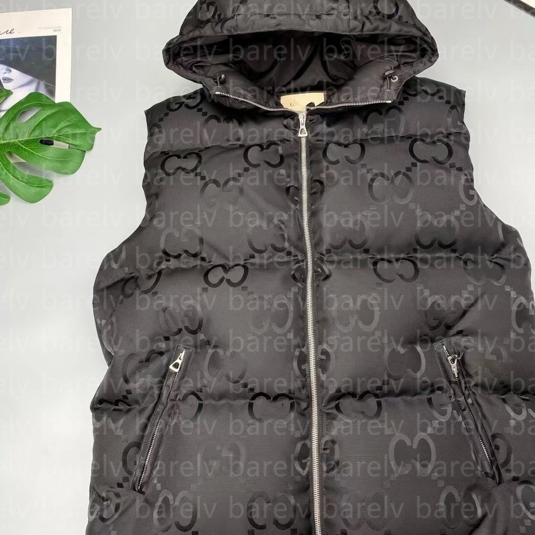 Winter Mens Vests Hoody Fashion Down Jackets Womens Parka Silm Vest Couples Clothing Fashion Warm Outerwear Puffer Asian size M-5XL