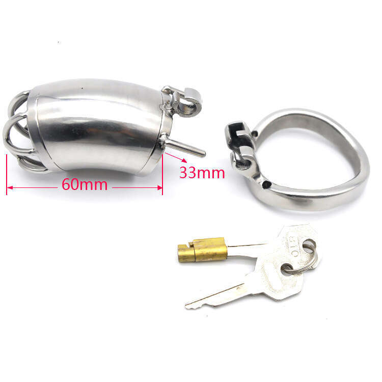 Stainless steel male chastity device, chastity lock pants, slave training, wearing long-term tools for outdoor activities, adult sex toys